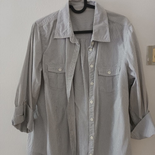 Women's striped shirt used, size M