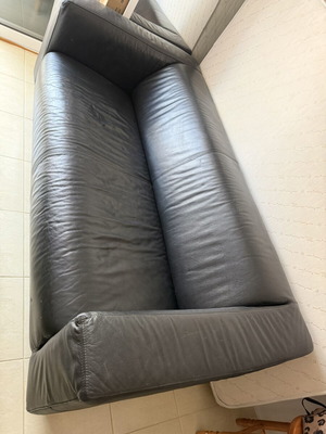 Ikea leather sofa
