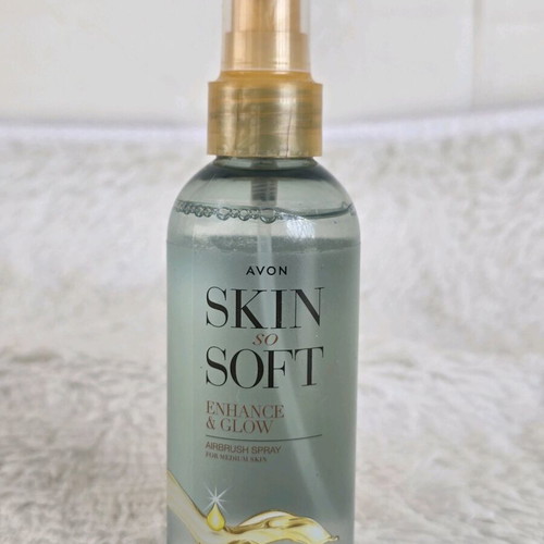 Avon Skin So Soft Enhance & Glow Airbrush Spray 150ml new body self-tanner
