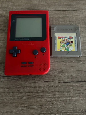 Nintendo Game Boy Pocket μεταχειρισμένο με 4 παιχνίδια