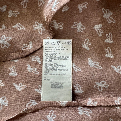 Schumacher women's silk blouse size S like new