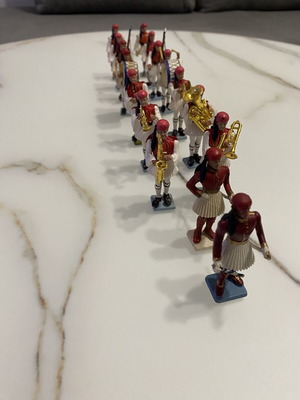 Athina Pal Evzones military figurines used