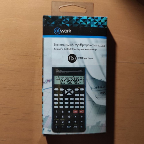 Scientific Calculator Atwork Επιστημονική Αριθμομηχανή CL-924 σαν καινούργιο