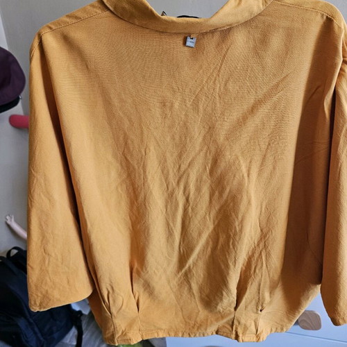 Attrattivo linen shirt new small mustard