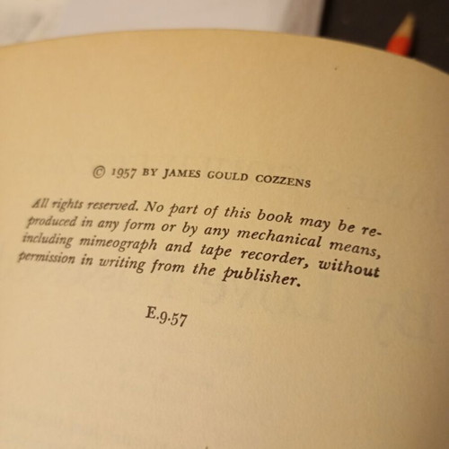 By Love Possessed James Cozzens 1957 edition used