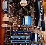  PC Μητρικές 775 με επεξεργαστές και RAM και κάρτα γραφικών Radeon HD6870 για retro gaming