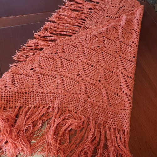 Handmade vintage scarf 180 * 100 like new