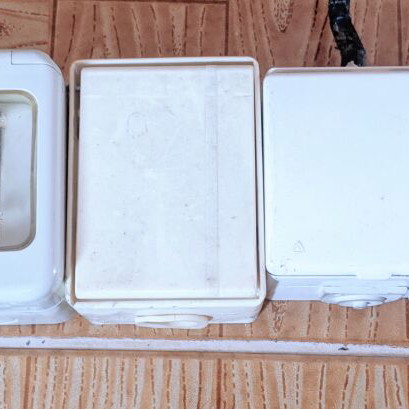 Set of 5 Waterproof Outdoor Switches and Junction Boxes like new