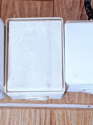 Set of 5 Waterproof Outdoor Switches and Junction Boxes like new