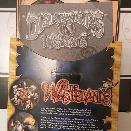 Diskwars The Wastelands Reinforcement Pack like new, board game 1999