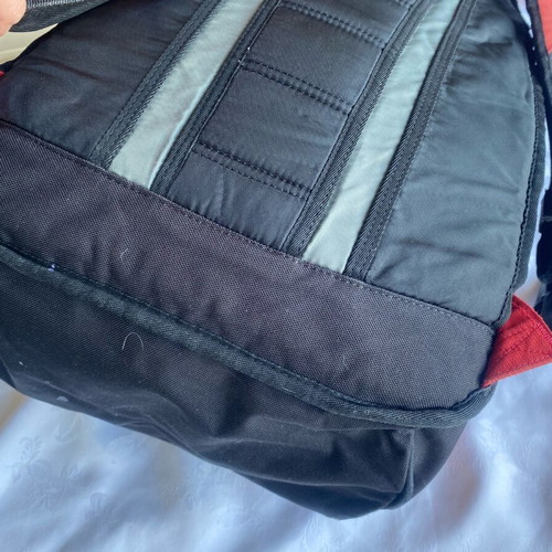 Ogio backpack used, red and black