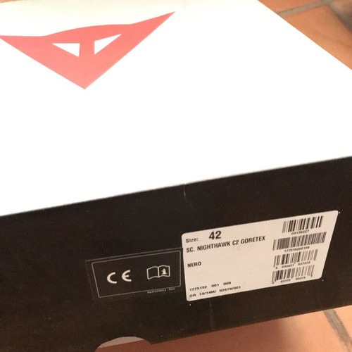 Dainese Night Hawk C2 Goretex Boots new, leather, size 42, black