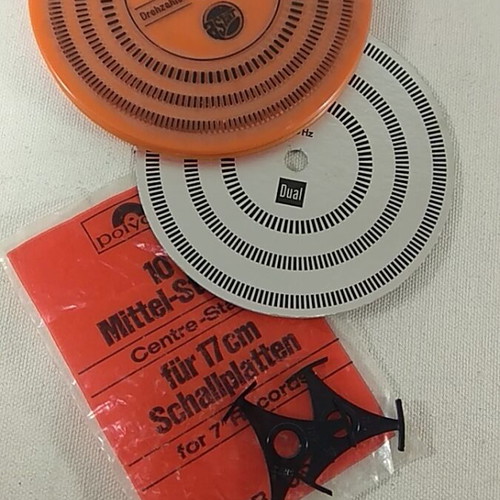 Στροβοσκοπικό δισκάκι vintage μεταχειρισμένο για πικάπ