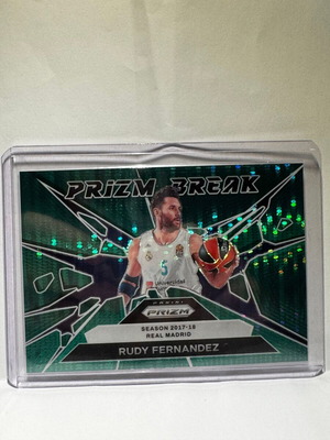 Panini Prizm Euroleague Rudy Fernandez #3 Green Pulsar 2024-25 card new