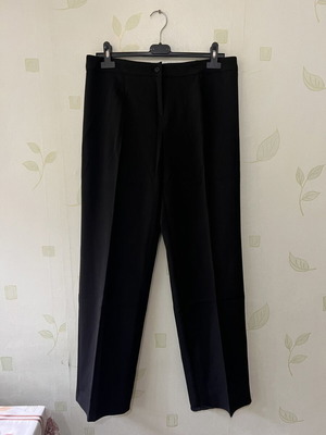 A-Style Black Women's Straight Pants New, Thin Summer Fabric