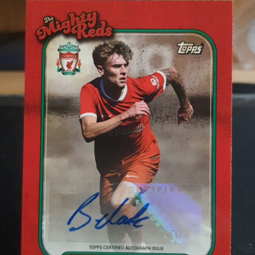 Topps Liverpool Team Set 2023-24 Bobby Clark auto like new