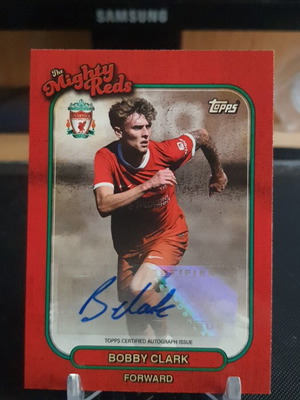 Topps Liverpool Team Set 2023-24 Bobby Clark auto like new
