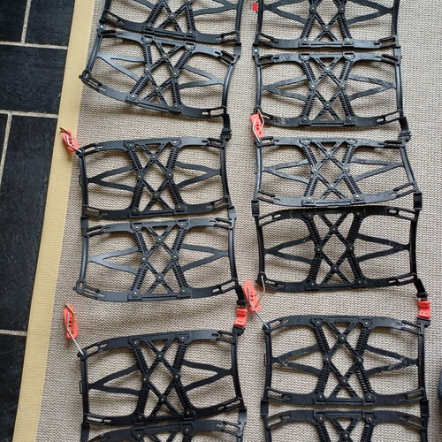 Biathlon BA17A snow chains like new, polyurethane, TÜV certified