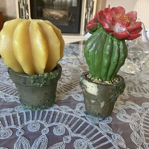 Candles used, set of two