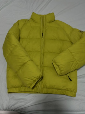 Zara puffer jacket new, yellow, size L
