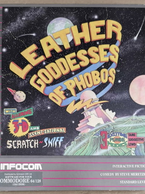 Leather Goddesses Of Phobos Commodore Disk like new