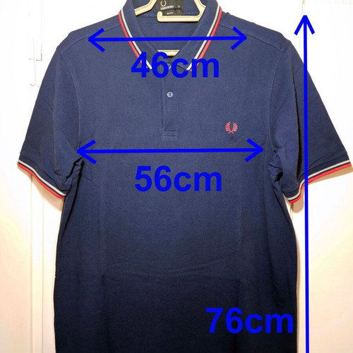 Fred Perry men's T-shirt blue size XL like new