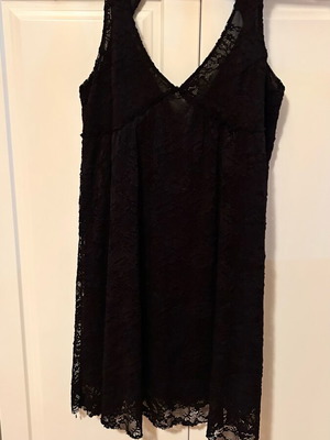 Attrattivo black dress medium, all lace, like new