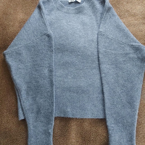 Zara gray pullover like new, size S