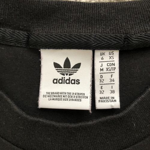Adidas women's t-shirt like new, black, size XS