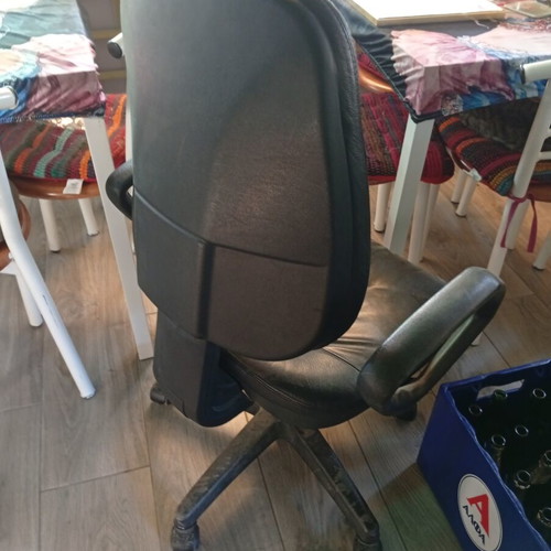 Leather office chair