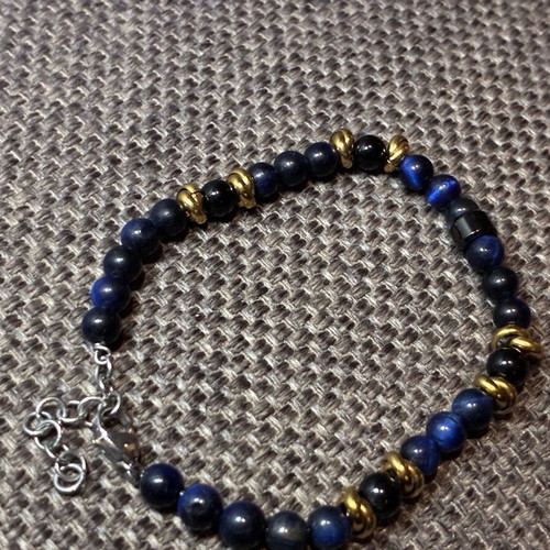 Men's bracelet like new blue