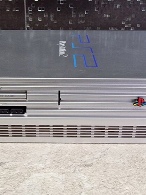 Sony PlayStation 2 Fat SCPH-50004 silver edition console