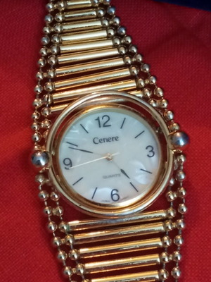 Cenere watch used, mother of pearl dial, vintage Japan quartz