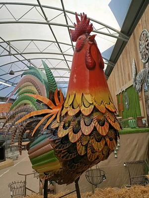 Метален петел ръчно изработен нов