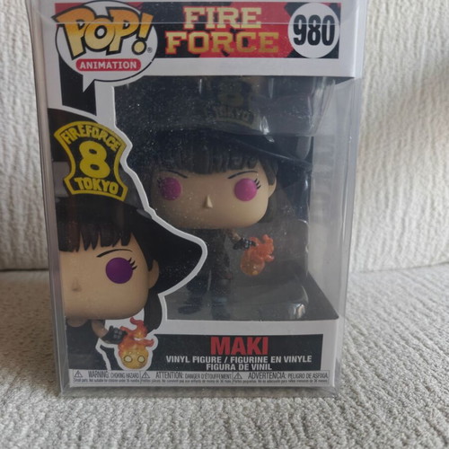 Funko Pop Fire Force Maki 980 with Protector new
