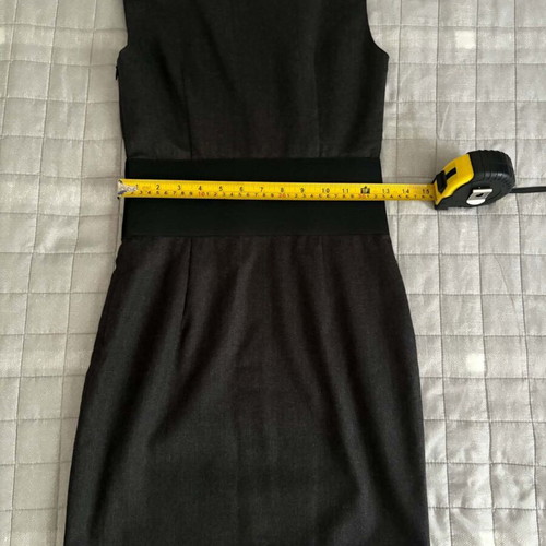 Jay Ahr Grey Wool and Silk Blend Sleeveless Sheath Dress like new, XS