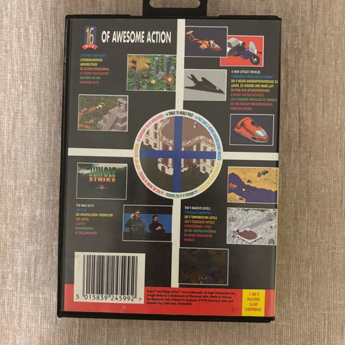 Jungle Strike Sega Mega Drive used