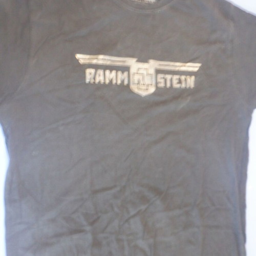 Rammstein "Golden logo" authentic T-shirt size XXL used
