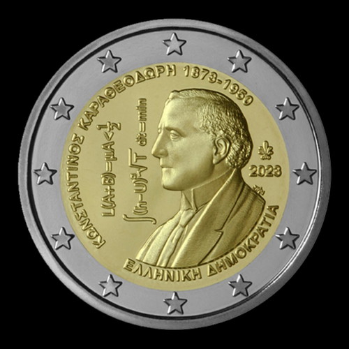 2€ Coin Konstantinos Karatheodoris new, collectible