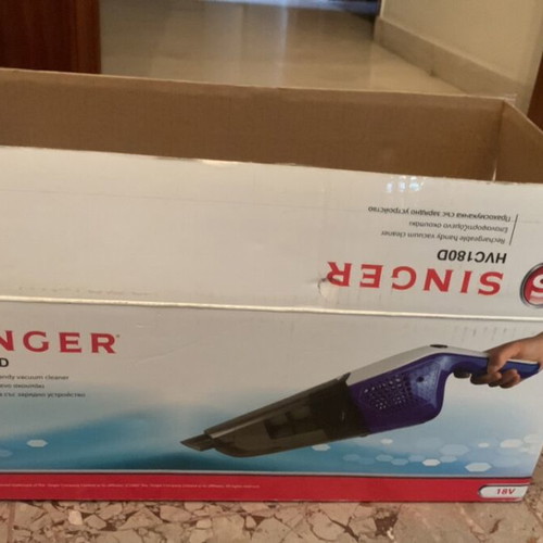 Singer rechargeable handheld vacuum model HVC-720180 D new