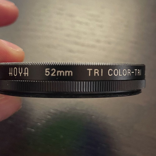 Hoya TRI Color-TRI 52mm Lens Filter like new