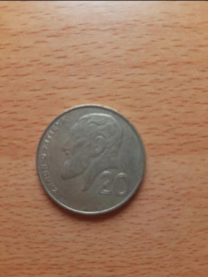 Cyprus 20 cents coin 1994 used, very good condition