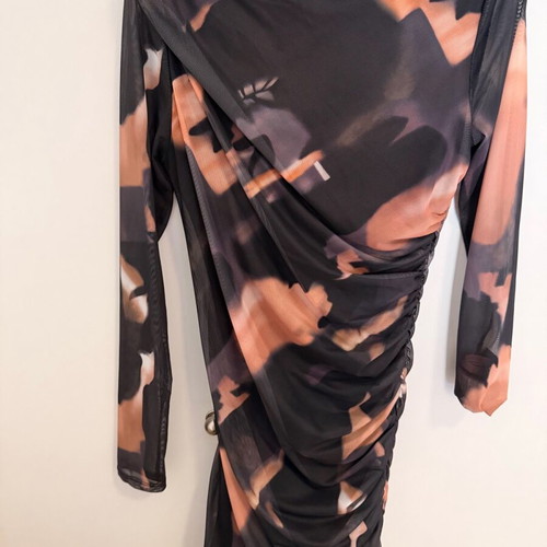 SHEIN dress new with lining and transparent sleeves, size S