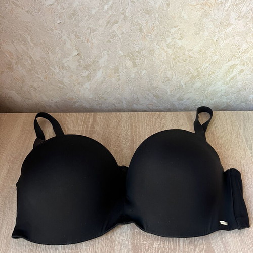 A-Style Black Women's Bra C Cup 85 cm with Push Up and Adjustable Straps like new