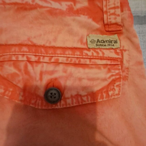 Admiral unisex pink-coral cargo shorts like new