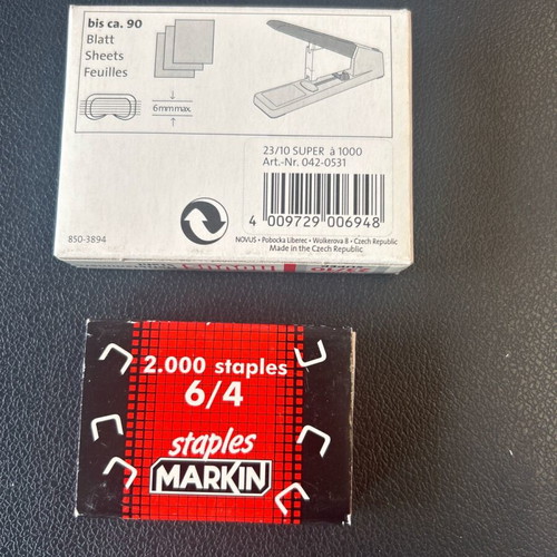 Staples small and large new