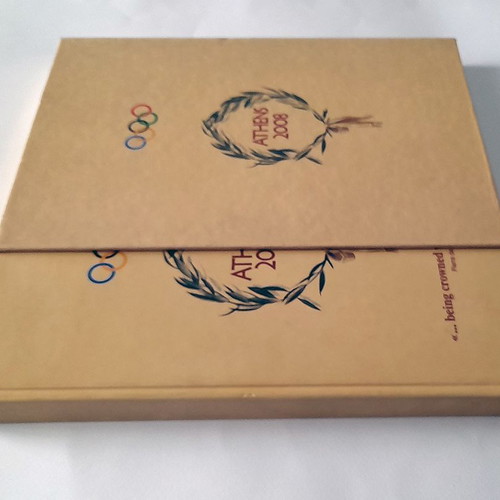 Athens 2008 hardcover album used with case