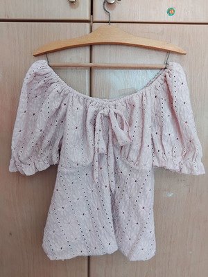 Shein summer blouse like new, pink, size XL