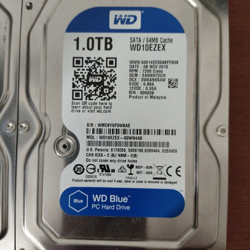 Hard disks 3.5'' used in various capacities