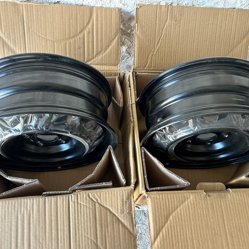 Toyota 15” steel rims new, set of 2 with bolts